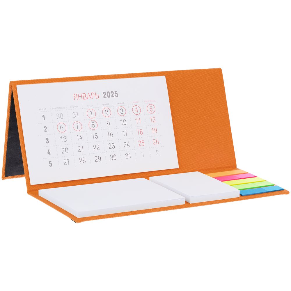 Календарь настольный Grade, оранжевый / Миниатюра WWW (1000)