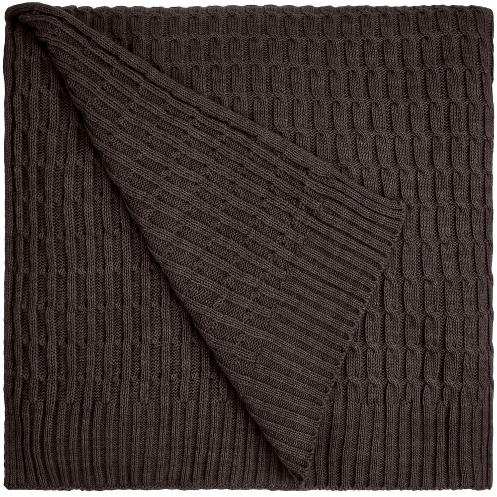 Плед Slumberland, коричневый меланж / Миниатюра WWW (1000)