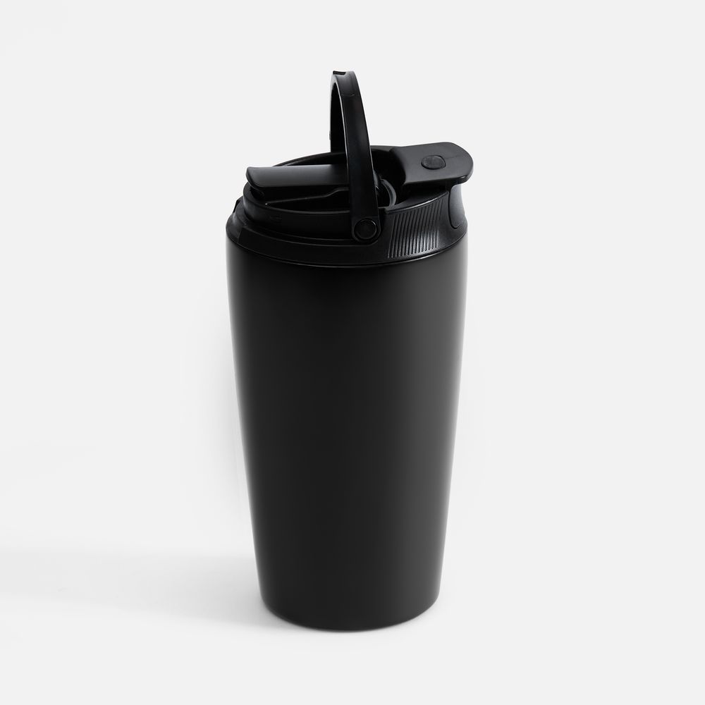 Термостакан с двумя поильниками Duetta, черный / Миниатюра WWW (1000)