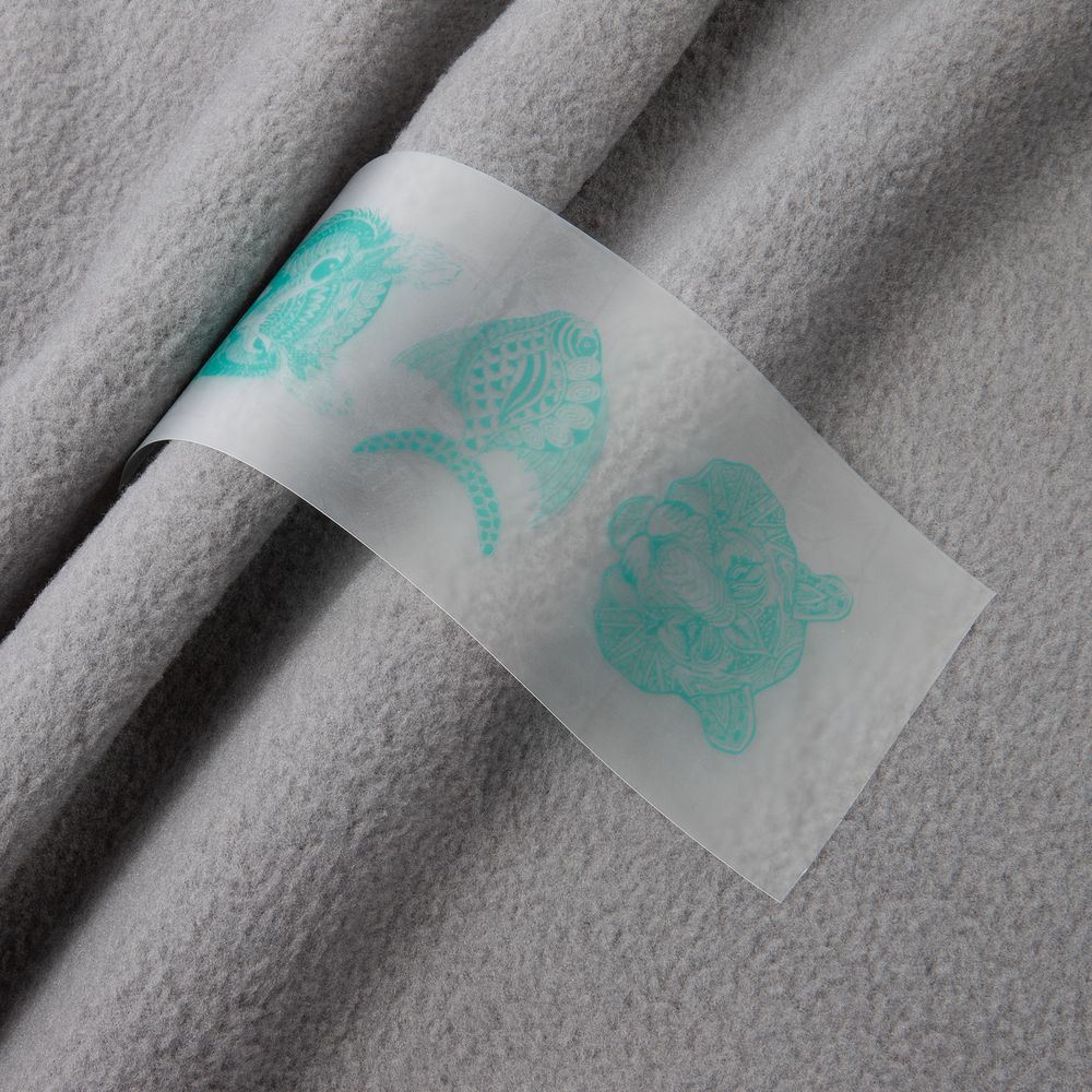 Лейбл силиконовый Biguna, М, прозрачный матовый / Миниатюра WWW (1000)