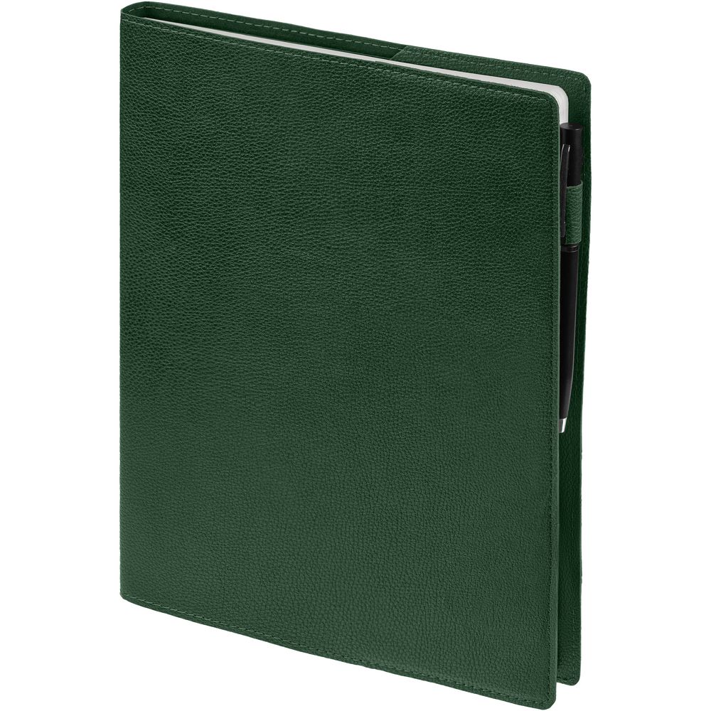 Ежедневник в суперобложке Brave Book, недатированный, зеленый / Миниатюра WWW (1000)