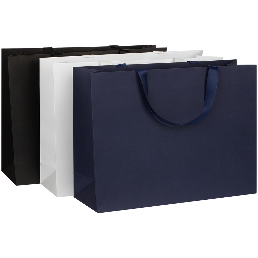 Пакет бумажный Manilla L, белый / Миниатюра WWW (1000)