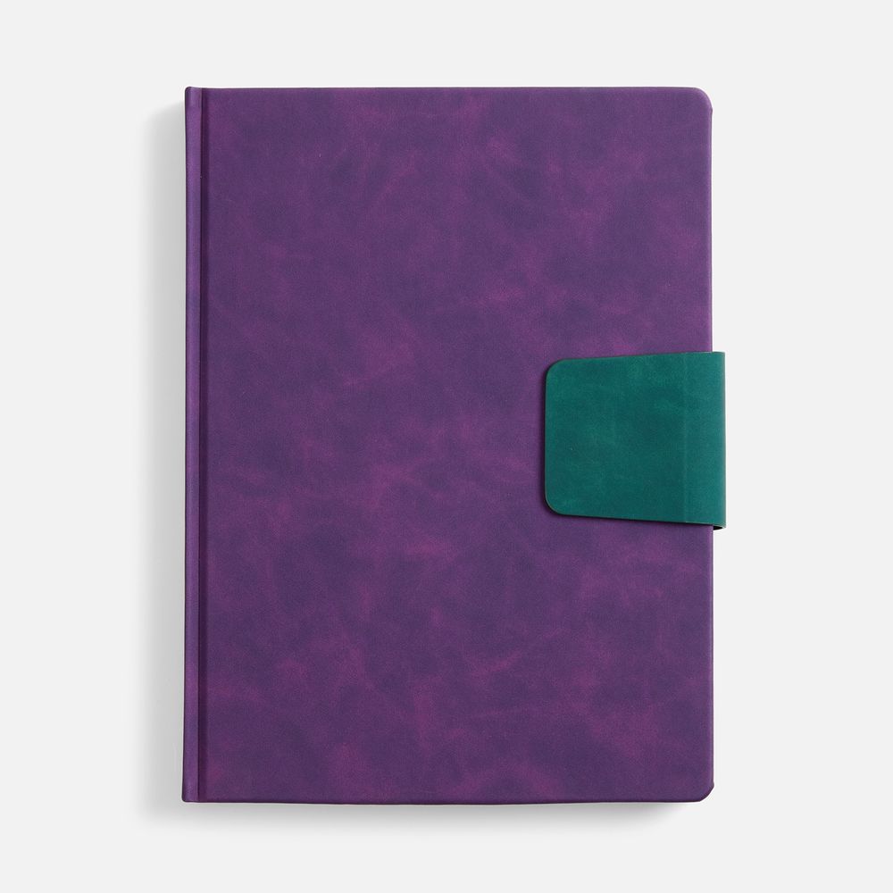 Ежедневник Grande Strap на заказ, датированный, фиолетовый / Миниатюра WWW (1000)