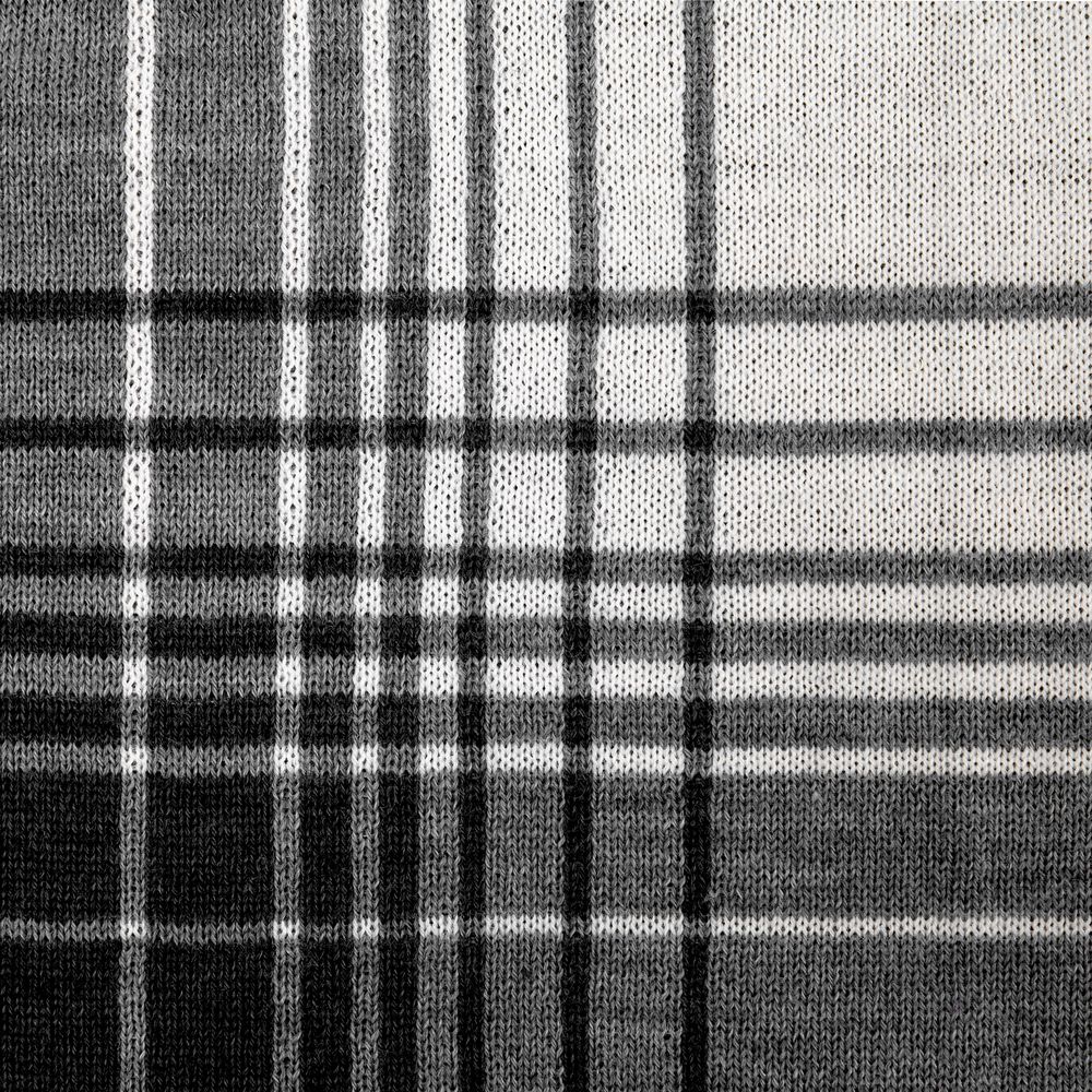 Плед Duotone, черный с белым / Миниатюра WWW (1000)