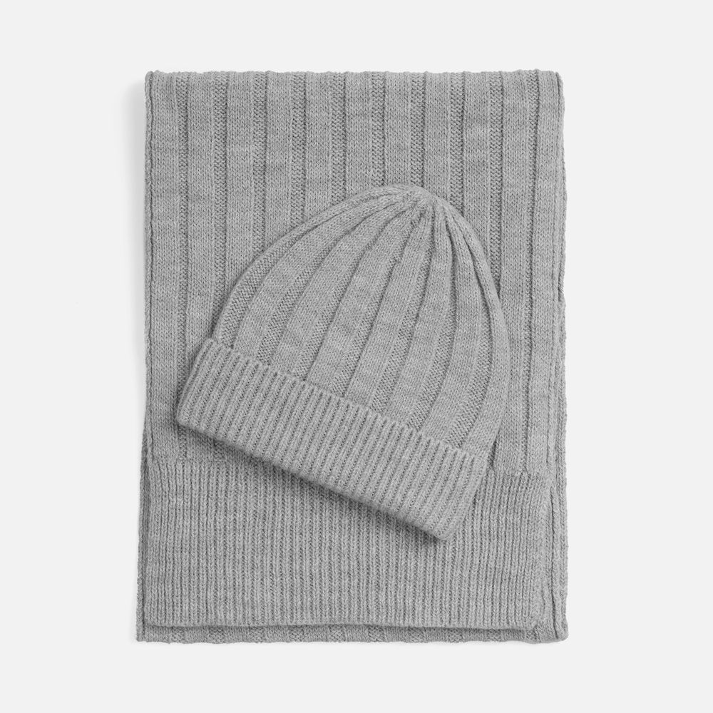 Шарф Bellish, светло-серый меланж / Миниатюра WWW (1000)