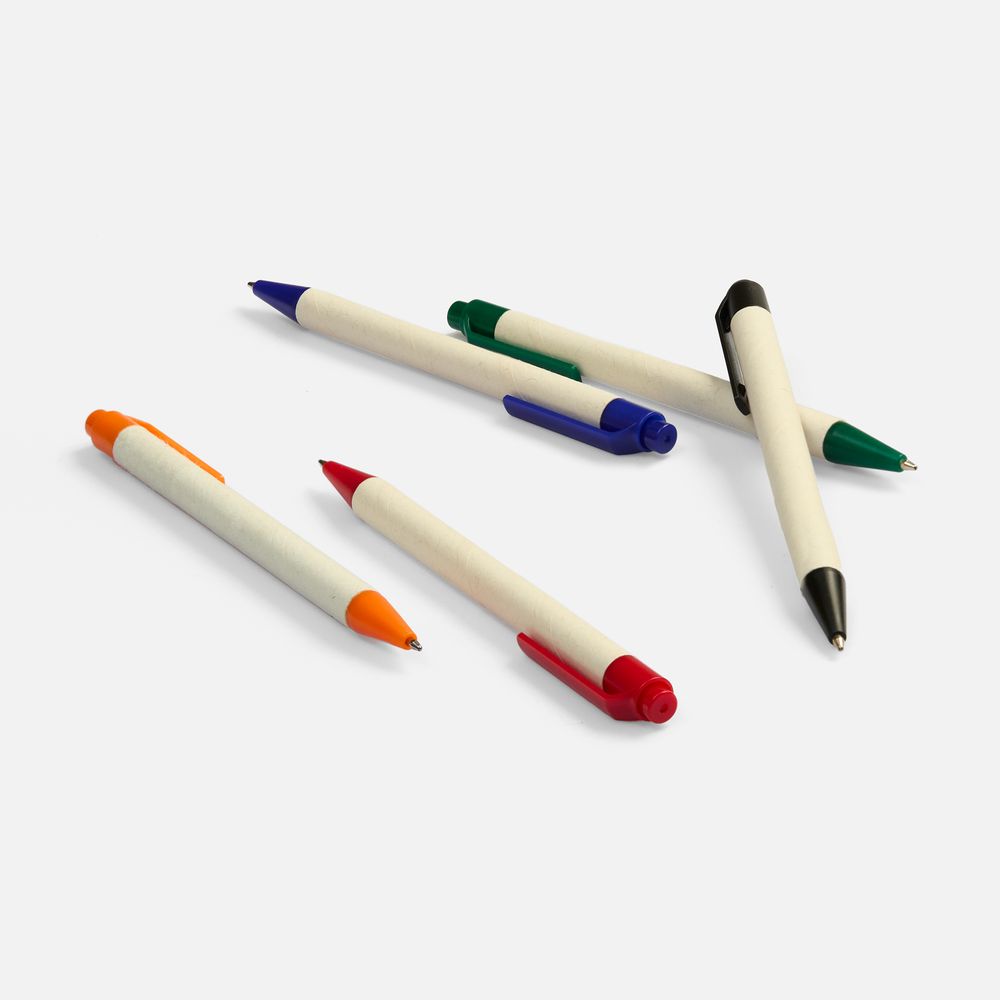 Ручка шариковая MilkMake, оранжевая / Миниатюра WWW (1000)