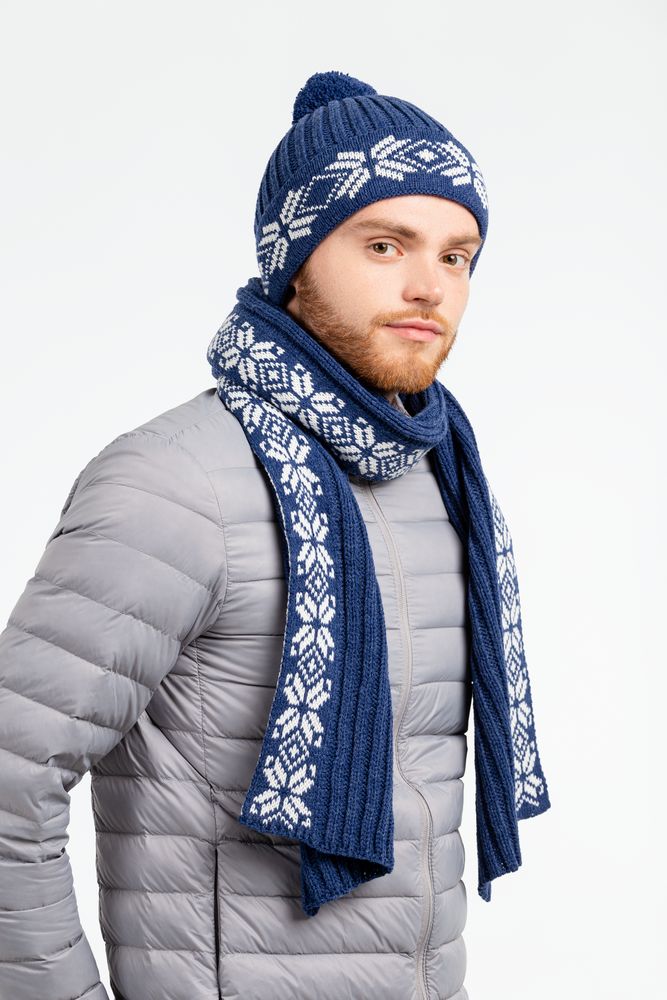 Шарф Eira, синий / Миниатюра WWW (1000)