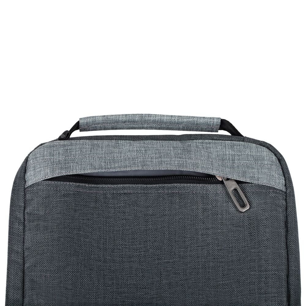 Конференц-сумка 2 в 1 twoFold, темно-серая / Миниатюра WWW (1000)