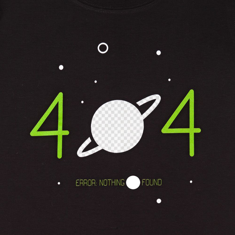 Футболка женская Nothing Found, черная / Миниатюра WWW (1000)