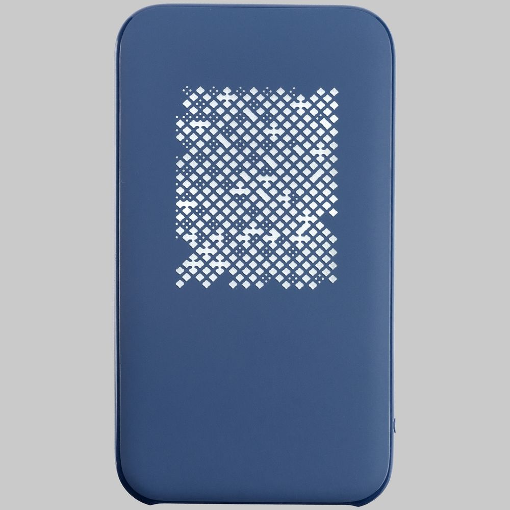 Аккумулятор с подсветкой Big Data, 5000 мАч, синий / Миниатюра WWW (1000)