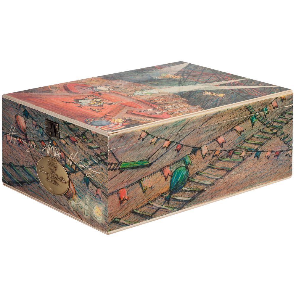 Набор из 3 елочных игрушек Circus Collection: фокусник, силач и лев / Миниатюра WWW (1000)