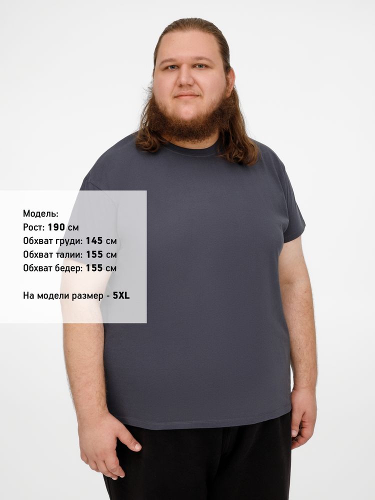 Футболка Imperial 190, темно-серая (графит) / Миниатюра модельного (1000)