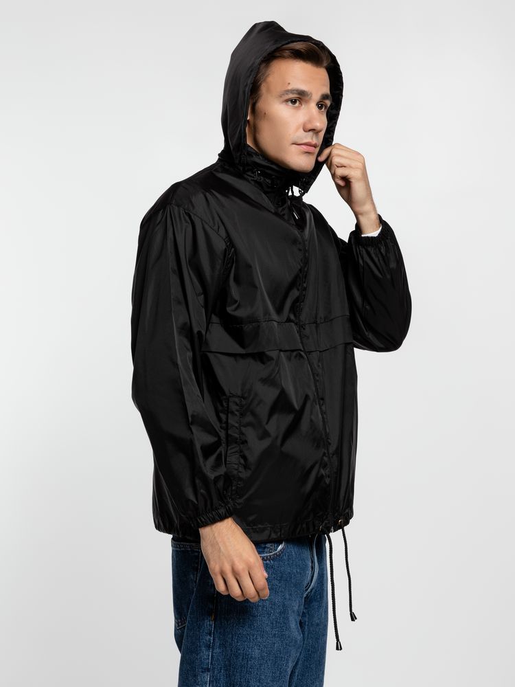 Ветровка из нейлона Surf 210, черная / Миниатюра WWW (1000)