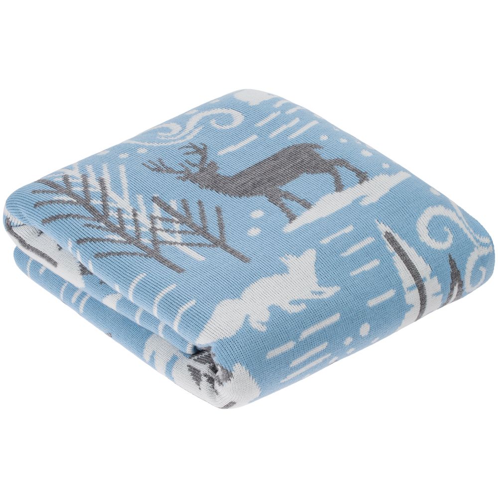 Плед Sever, светло-голубой / Миниатюра WWW (1000)