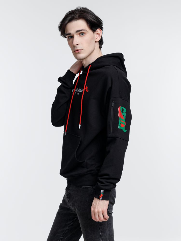 Худи унисекс Hand Some, черное / Миниатюра WWW (1000)