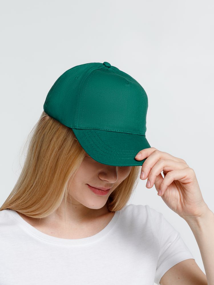 Бейсболка Promo, темно-зеленая / Миниатюра модельного (1000)