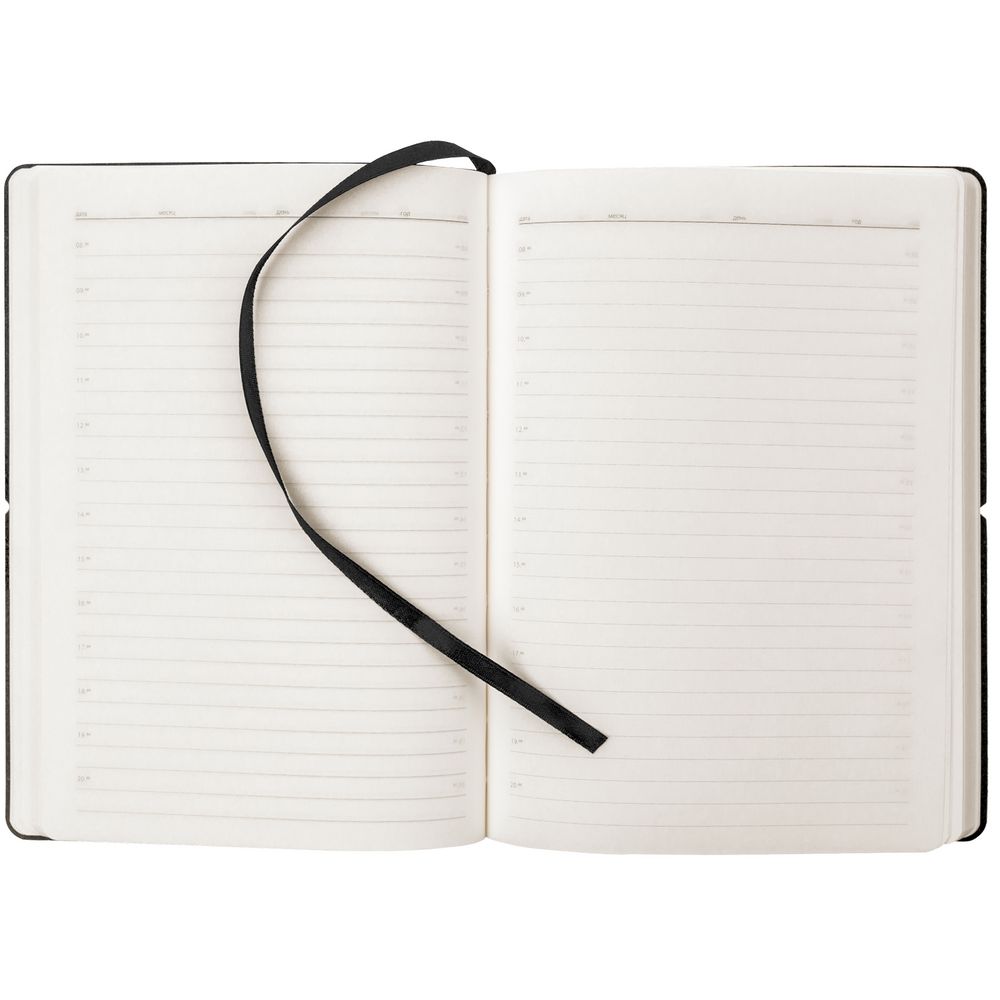 Ежедневник Folks, недатированный, черный / Миниатюра WWW (1000)