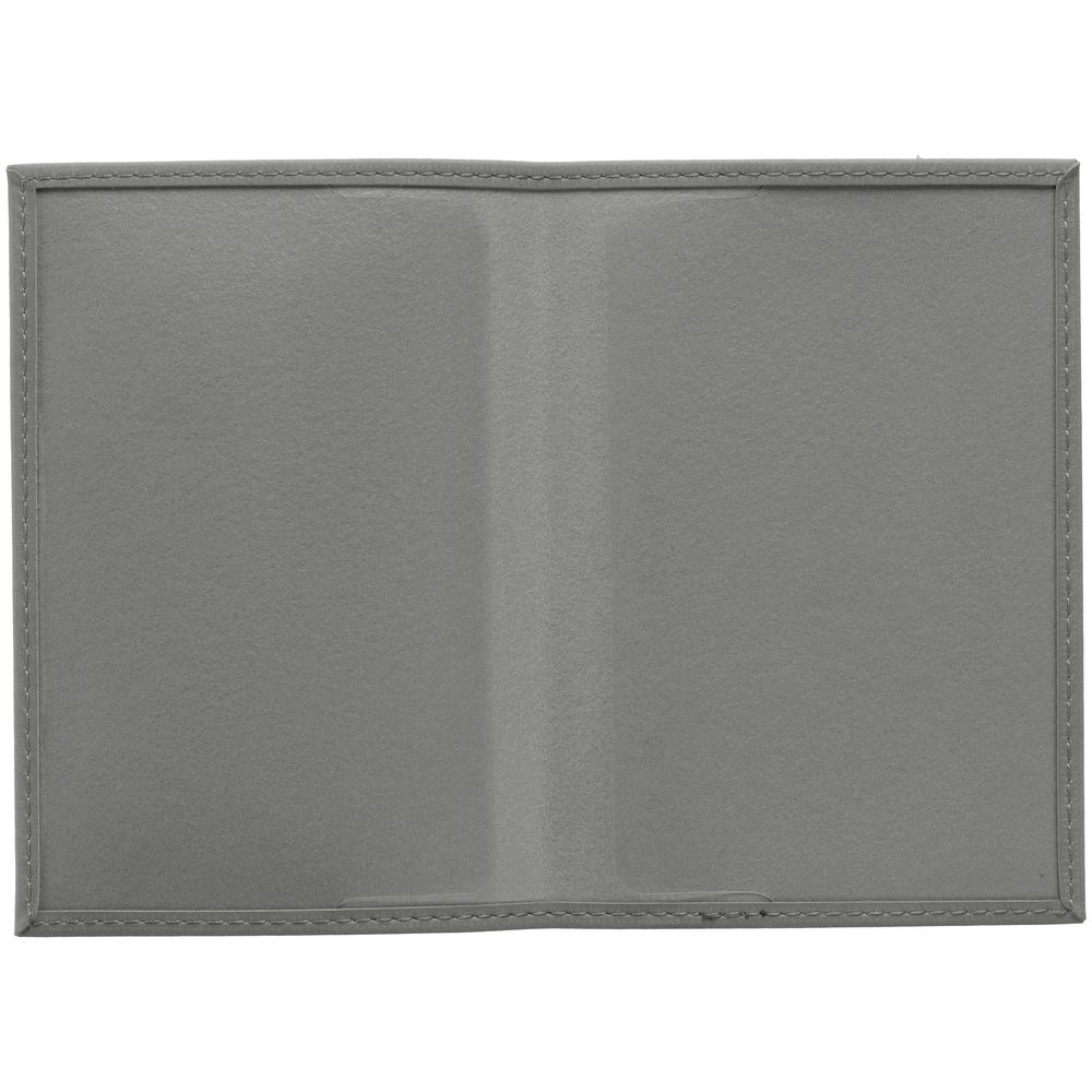 Обложка для паспорта Nubuk, светло-серая / Миниатюра WWW (1000)