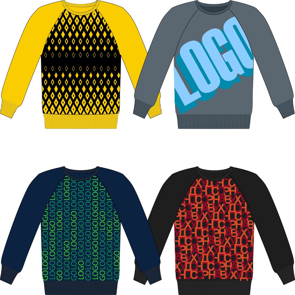 Джемпер на заказ Tricksy Net Reglan, акрил / Миниатюра WWW (1000)