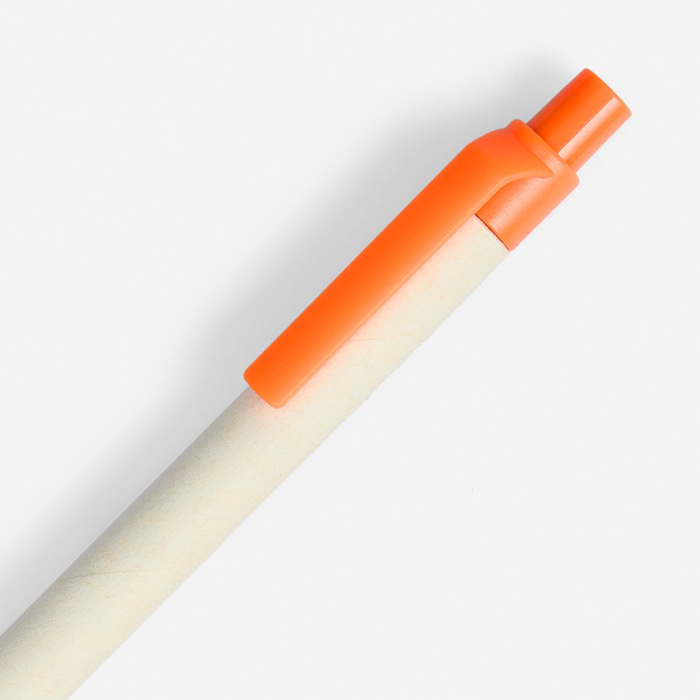 Ручка шариковая MilkMake, оранжевая / Миниатюра WWW (1000)