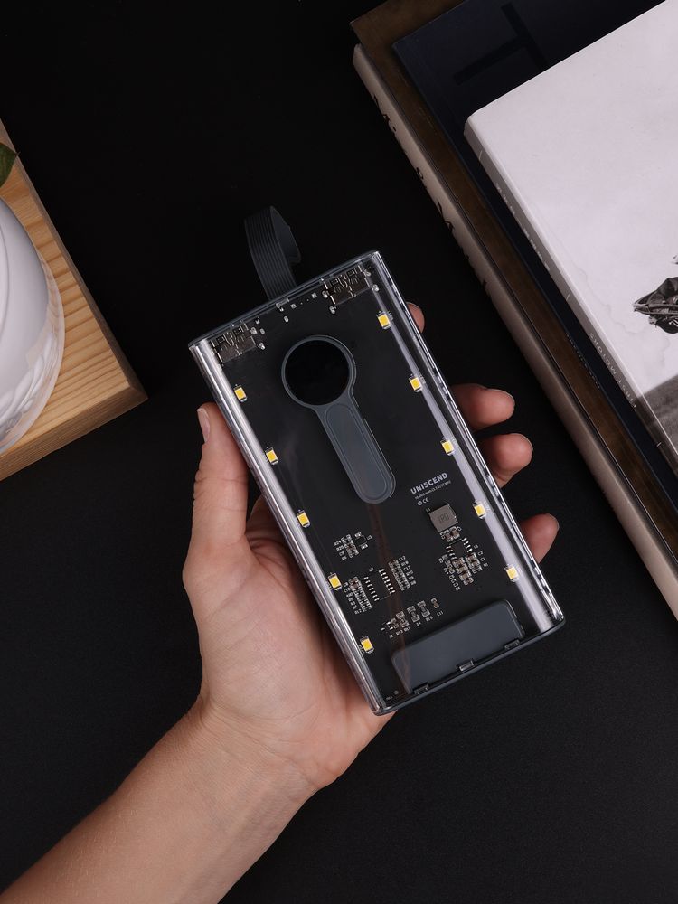 Аккумулятор Trellis Digital 10000 мАч, темно-серый / Миниатюра WWW (1000)