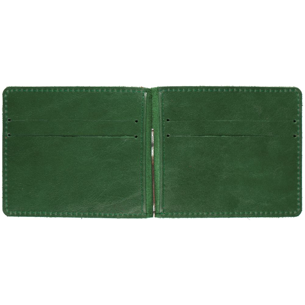 Зажим для купюр Apache, зеленый / Миниатюра WWW (1000)