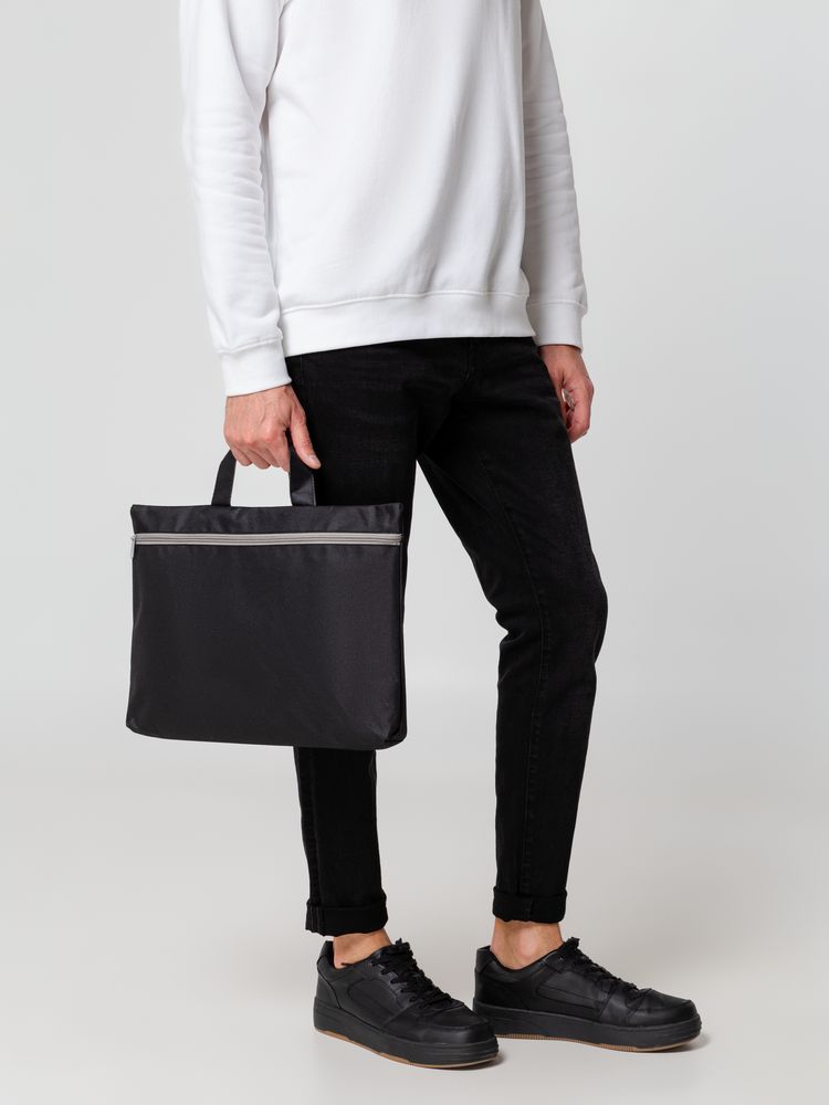 Сумка-папка Simple, черная / Миниатюра WWW (1000)