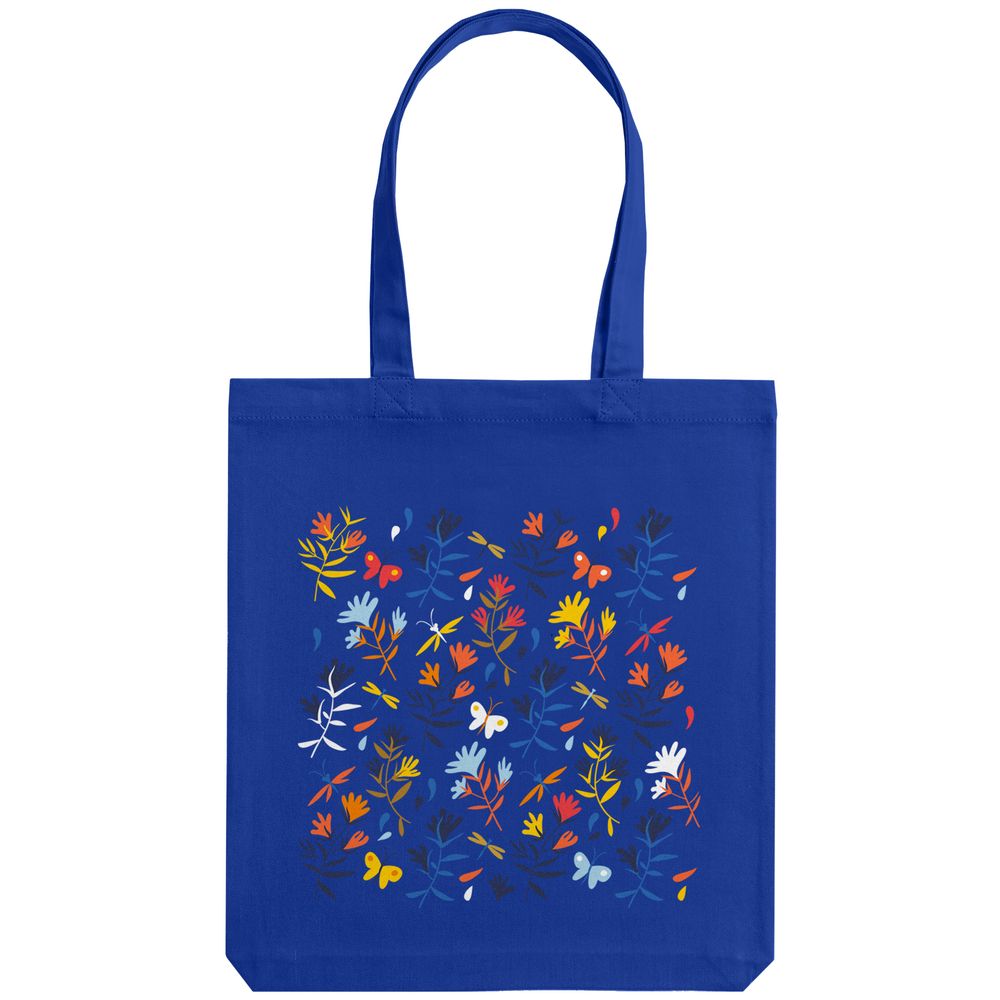 Холщовая сумка Indian Summer, ярко-синяя / Миниатюра WWW (1000)