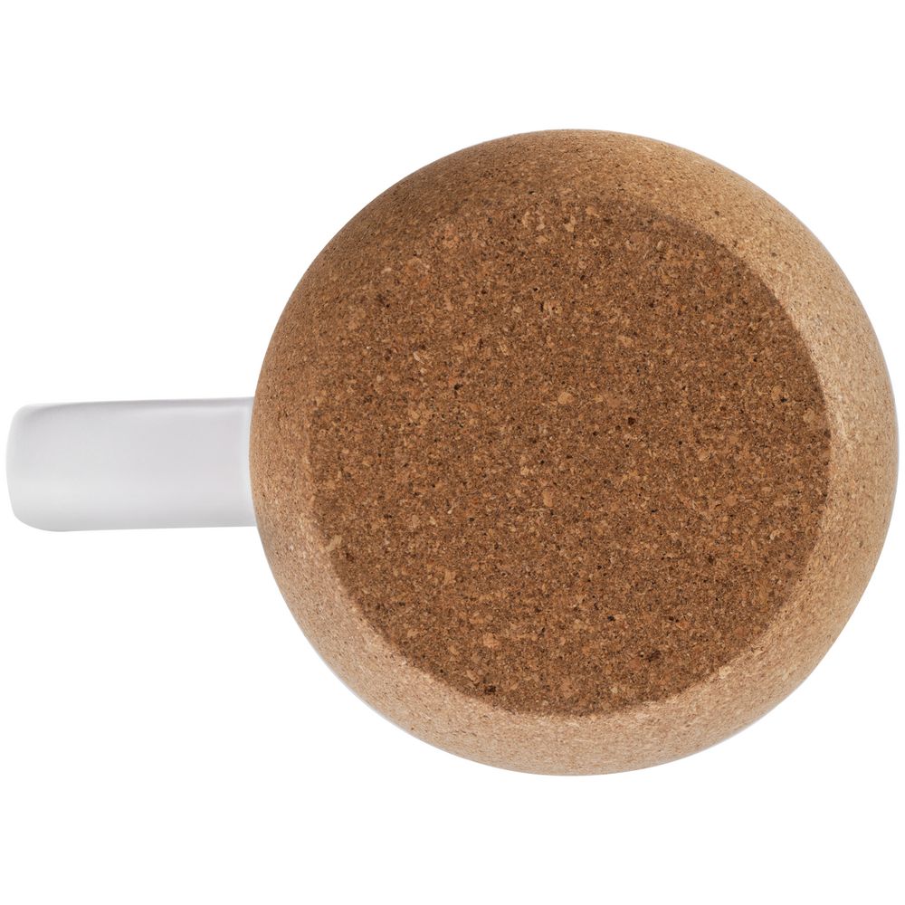 Кружка с пробковой подставкой Corky Walk для сублимационной печати, матовая, белая / Миниатюра WWW (1000)