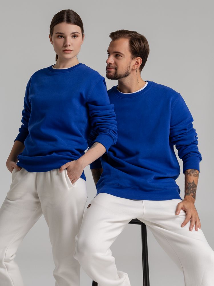 Свитшот унисекс King, ярко-синий / Миниатюра WWW (1000)