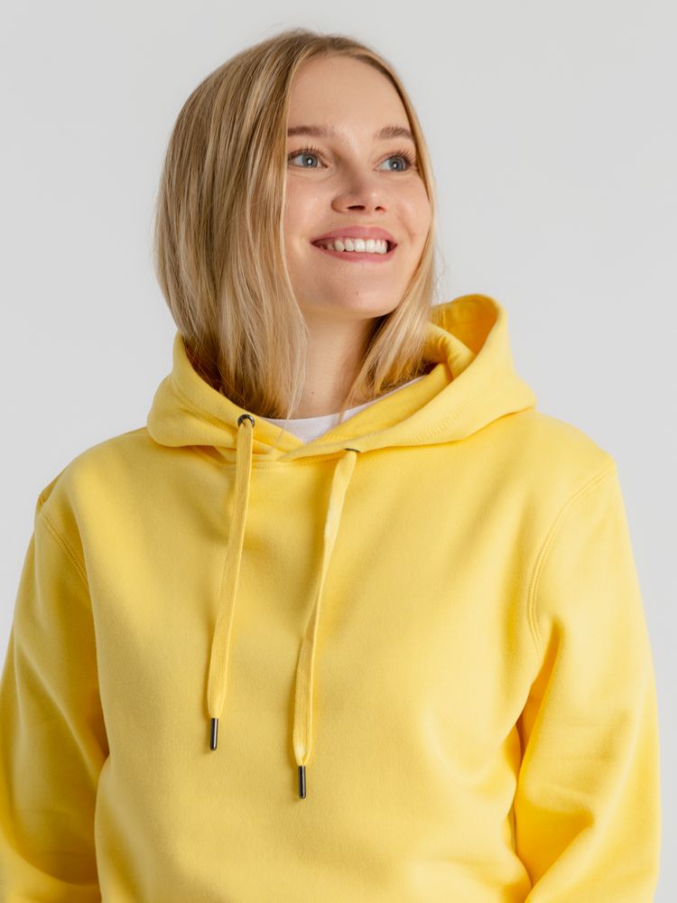 Толстовка с капюшоном унисекс King, желтая / Миниатюра WWW (1000)