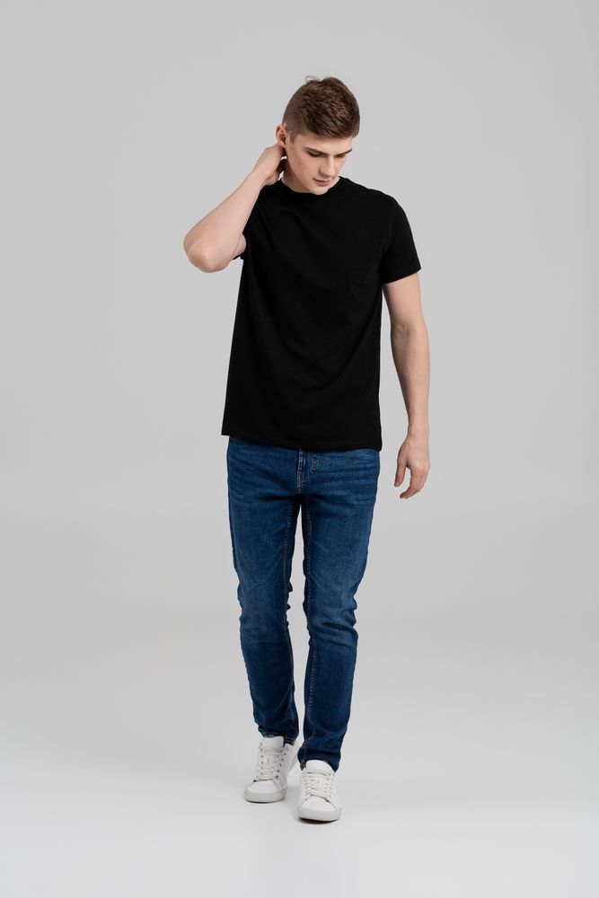 Футболка унисекс T-bolka 160 Original, черная / Миниатюра WWW (1000)