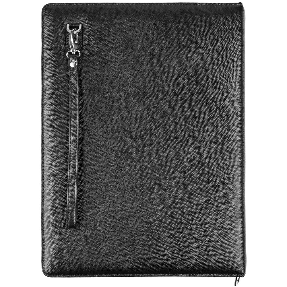 Папка для документов Linen, черная / Миниатюра WWW (1000)