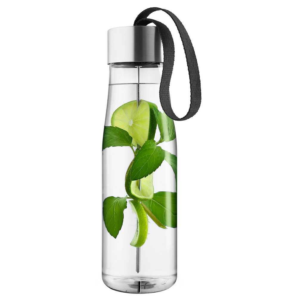 Бутылка для воды MyFlavour, черная / Миниатюра WWW (1000)