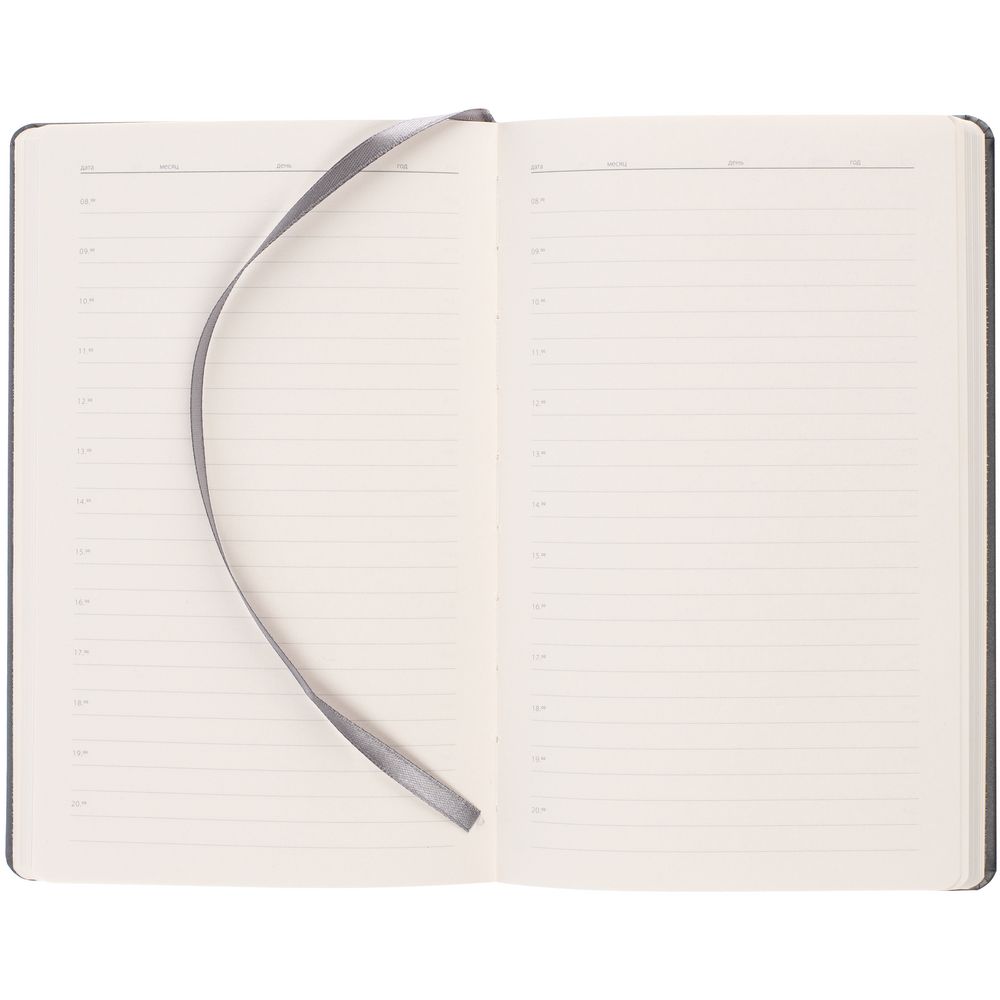 Ежедневник Magnet Shall, недатированный, серый / Миниатюра WWW (1000)