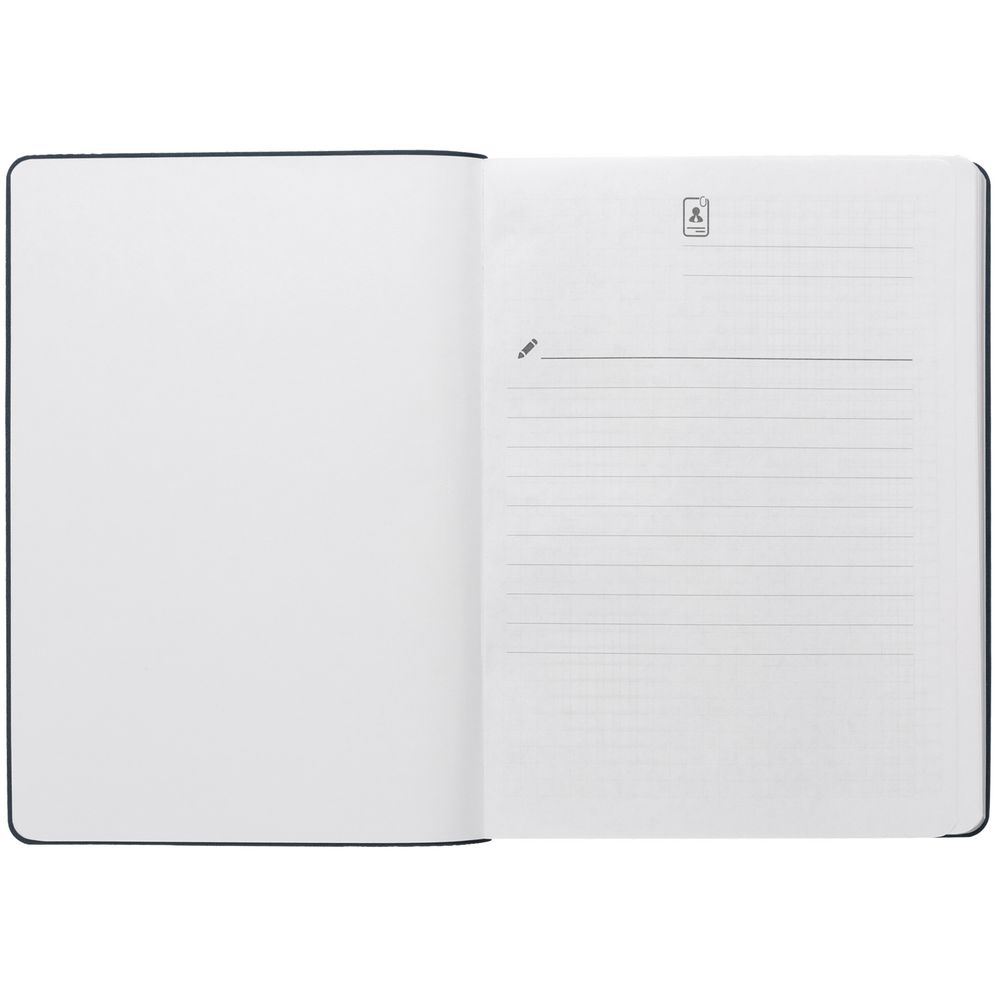 Блокнот Verso в клетку, синий / Миниатюра WWW (1000)