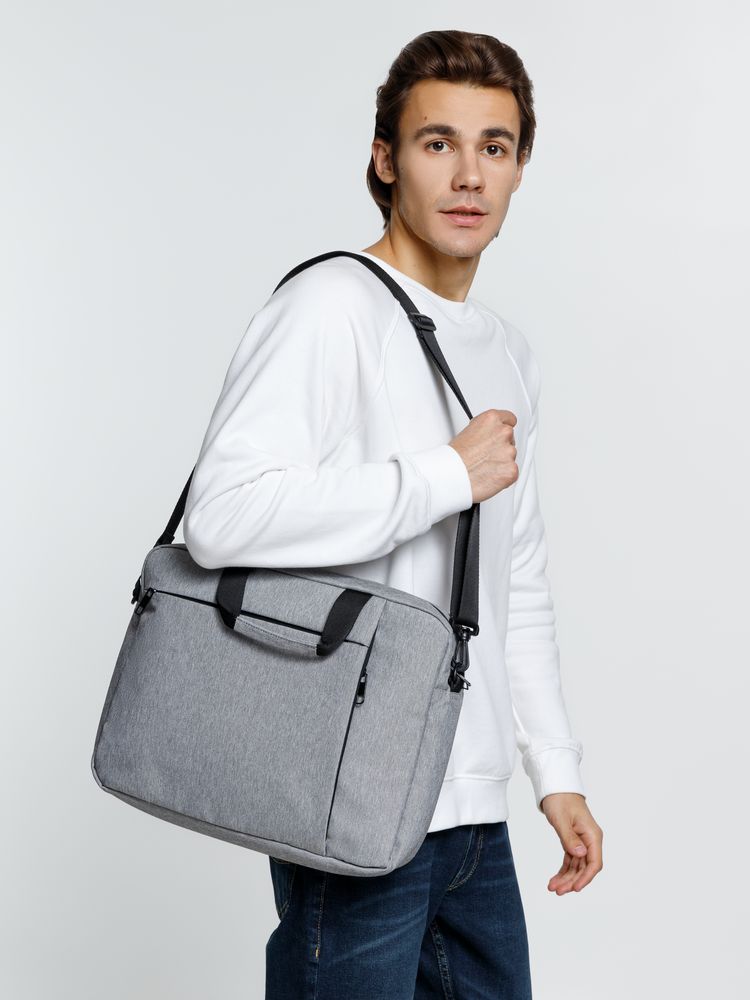 Сумка для ноутбука Burst Oneworld, серая / Миниатюра модельного (1000)