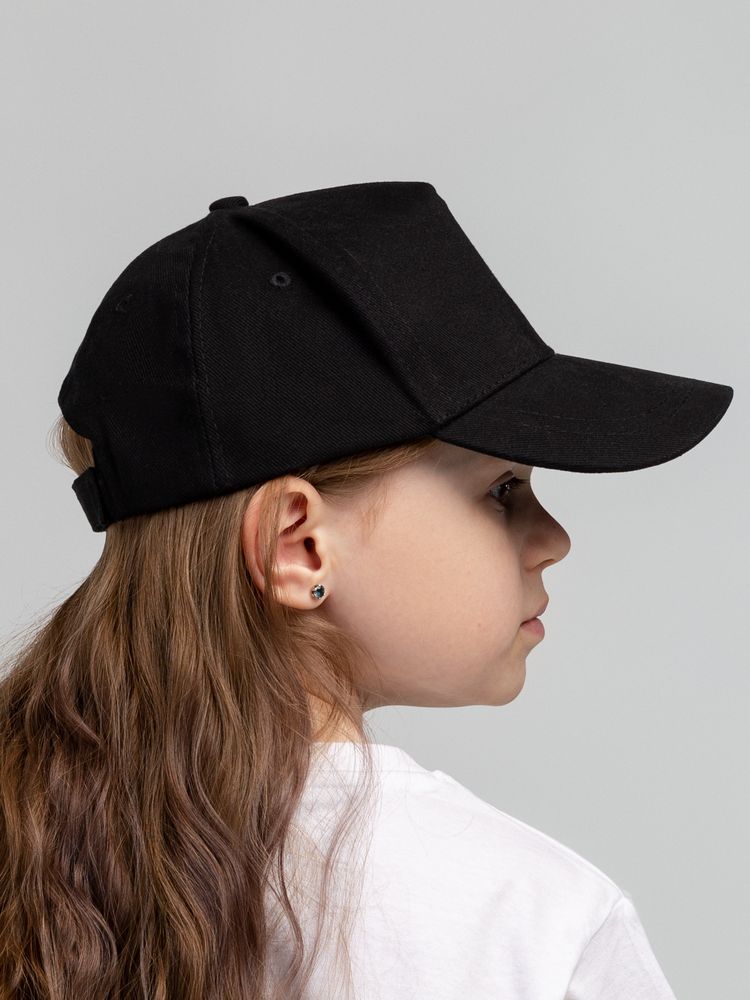 Бейсболка детская Standard Kids, черная / Миниатюра WWW (1000)