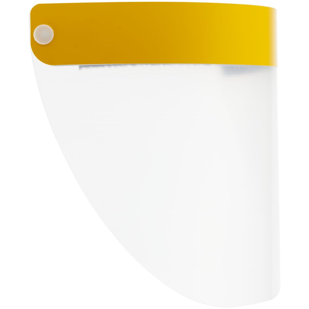 Прозрачный экран для лица Barrier, немедицинский, с желтой лентой / Миниатюра WWW (1000)