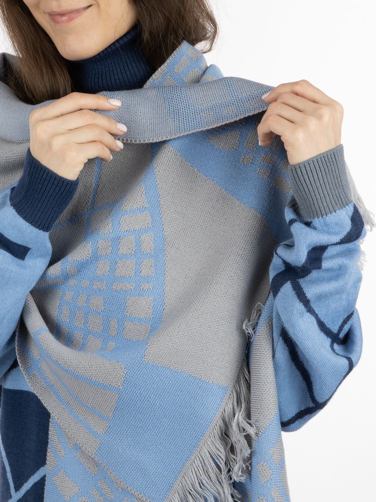 Палантин с бахромой на заказ Rinn Fint, полушерсть / Миниатюра WWW (1000)