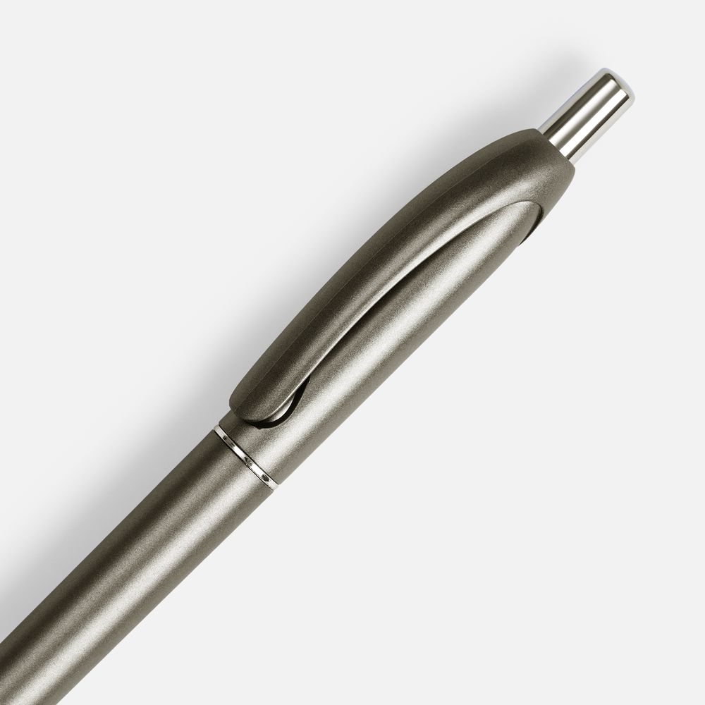 Ручка шариковая Bright Spark, серый металлик / Миниатюра WWW (1000)