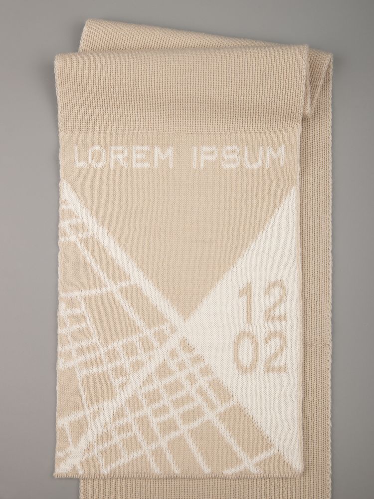 Шарф на заказ Tricksy Rand, S, полушерсть / Миниатюра WWW (1000)