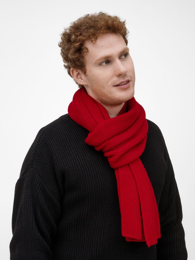 Шарф Nobilis Mono, красный / Миниатюра WWW (1000)