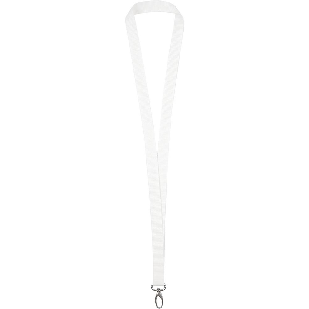 Лента для бейджа Pin, белая / Миниатюра WWW (1000)