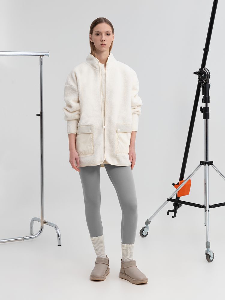 Куртка унисекс Oblako, молочно-белая / Миниатюра WWW (1000)