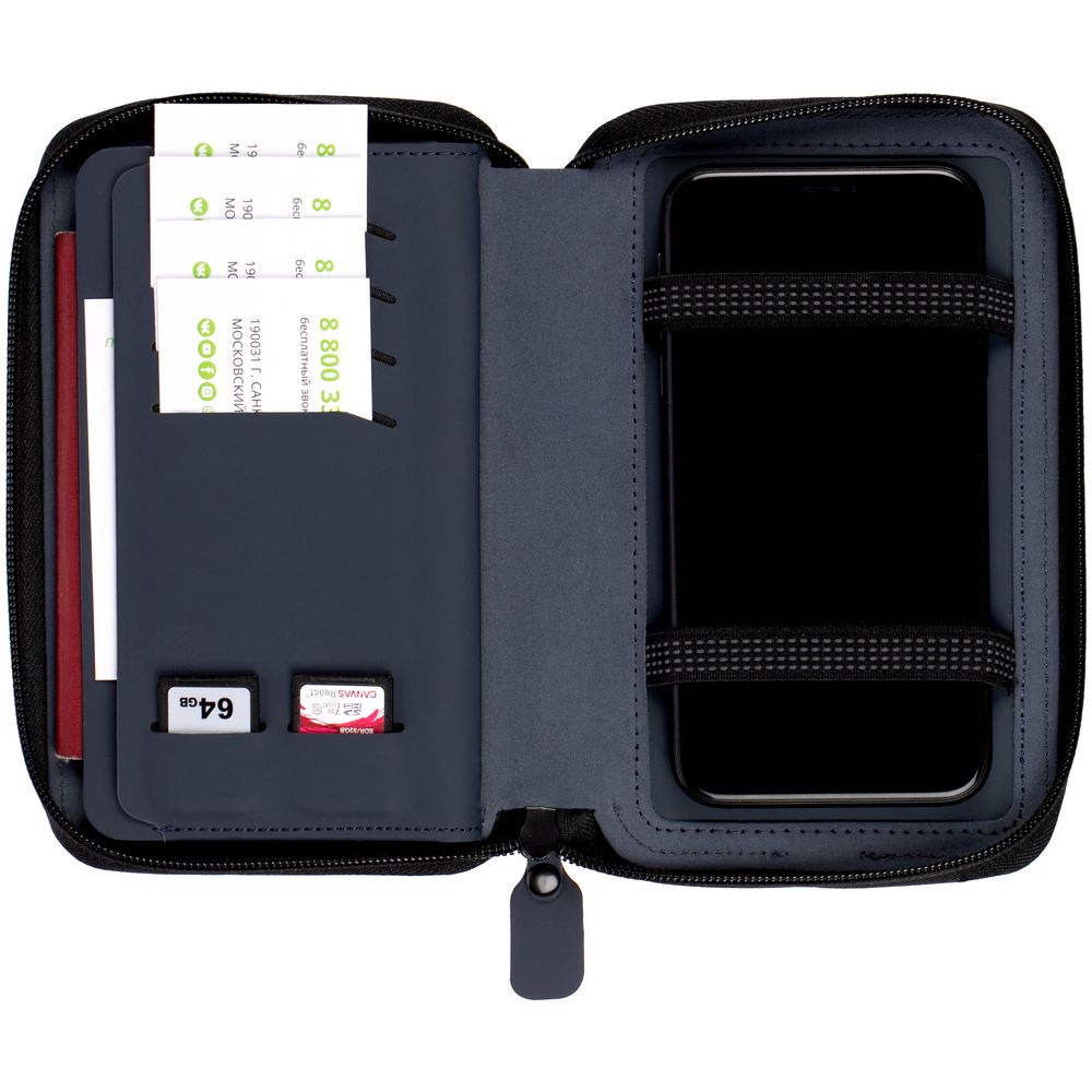 Дорожный органайзер Companion с аккумулятором, синий / Миниатюра WWW (1000)