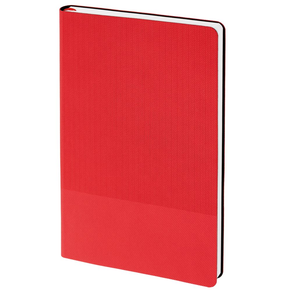 Ежедневник Knit, недатированный, красный / Миниатюра WWW (1000)