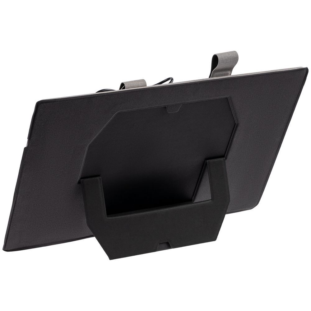 Настольный органайзер с беспроводной зарядкой Oiro, серый / Миниатюра WWW (1000)