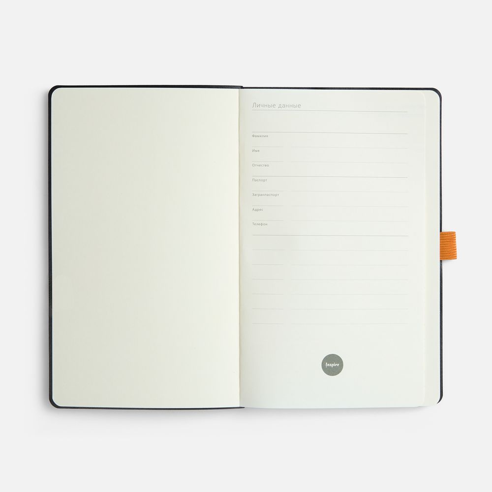 Ежедневник Lungo, недатированный, оранжевый / Миниатюра WWW (1000)