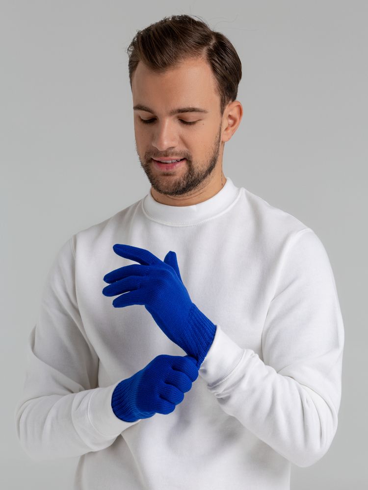 Перчатки Real Talk, синие / Миниатюра WWW (1000)